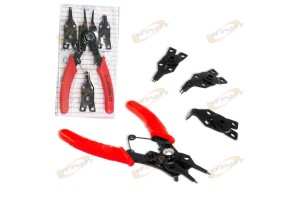 4 IN 1 Snap Ring Pliers Combination Interchangeable Retaining Circlip Clip Tool